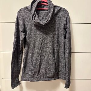 Lululemon running yoga cowl neck turtleneck top